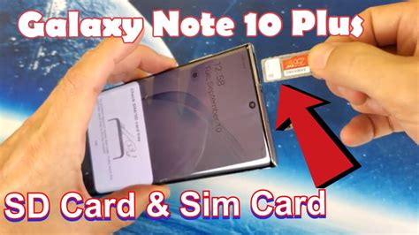 how to remove sim card from samsung note 10 plus|Samsung Galaxy Note 10 / Note 10.